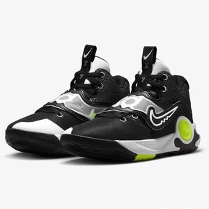 NEW Nike KD Trey 5 X Basketball Shoes WHITE/BLACK/VOLT DD9538-007 Mens 12